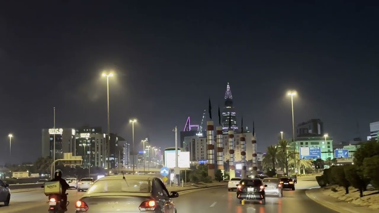 جولة ليلية ساحرة في مدينة الرياض 2025 🌃 | Night Tour in Riyadh City 2025