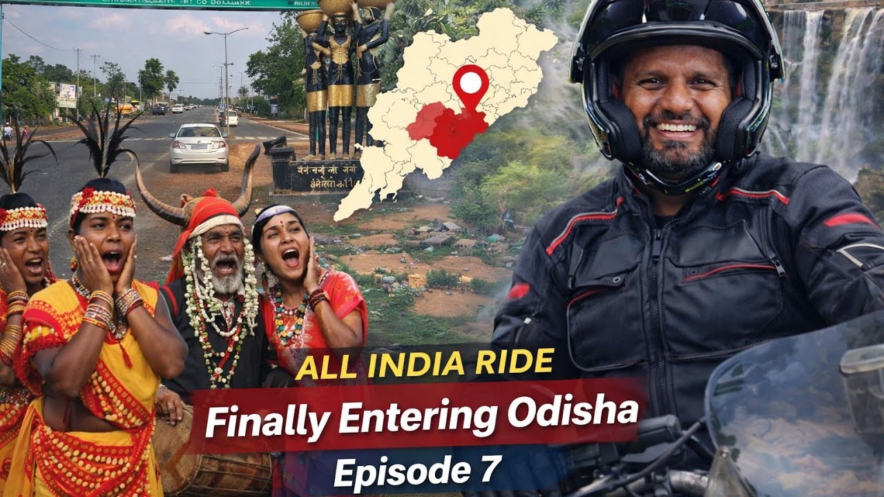 All India Ride EP-7 🏍️ | Extreme Moto Adventure from Chhattisgarh to  Odisha| Night Ride