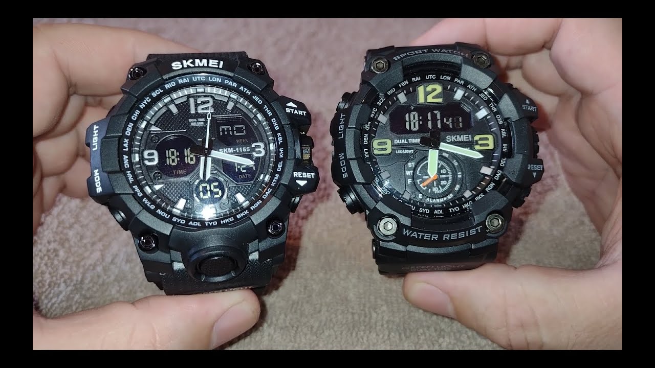 Relogio Skmei 1155b VS Relogio Skmei 1637 COMPARAÇÃO