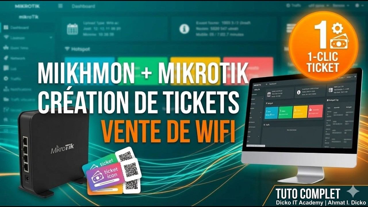 Mikhmon Création de tickets pour la vente du WiFi