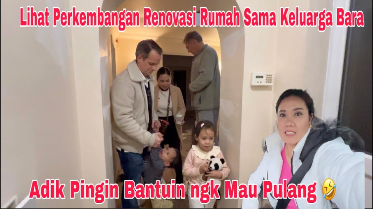Lihat Perkembangan Renovasi Rumah Sama Keluarga @DianBara Adik Pingin Bantuin ngk Mau Pulang 🤣
