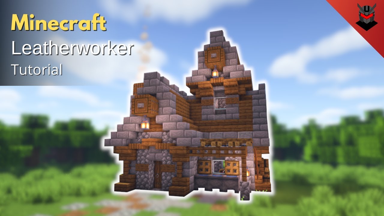 Minecraft: How to Build a Medieval Leatherworker's House | Leatherworker House (Tutorial)