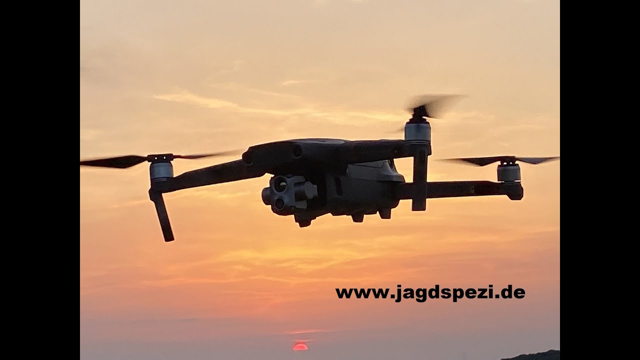 DJI Mavic 2 Enterprice Advanced, Drohne mit Wärmebildkamera im Jagdeinsatz. Kitzrettung-Herzenssache
