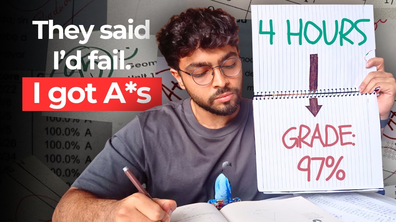 I tried THIS 4 Hour Scientific Study Method. Scored A*s. (I'll delete this if you don't too)