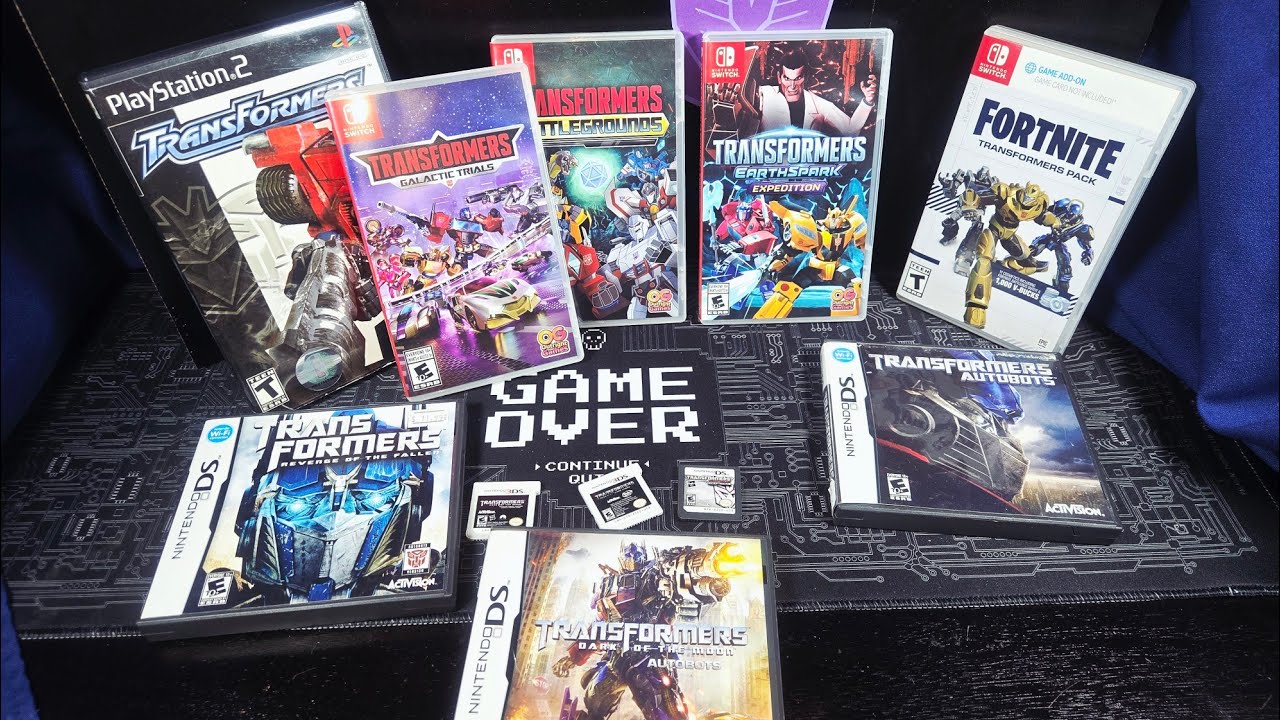 Transformers video games on all formats and the top three. 