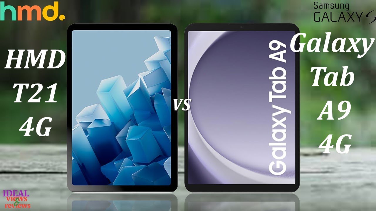 HMD T21 4G vs Samsung Galaxy Tab A9 4G
