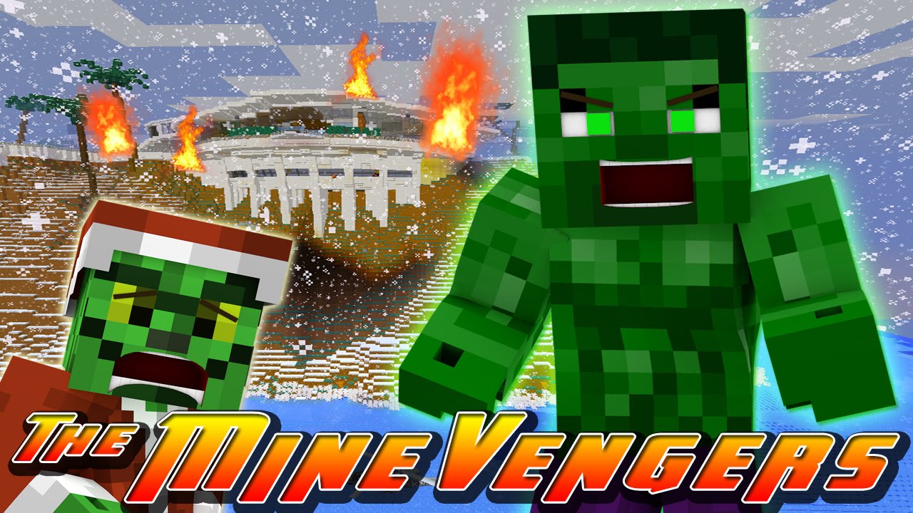 Minecraft MineVengers - HULK SMASHES THE GRINCH!!!
