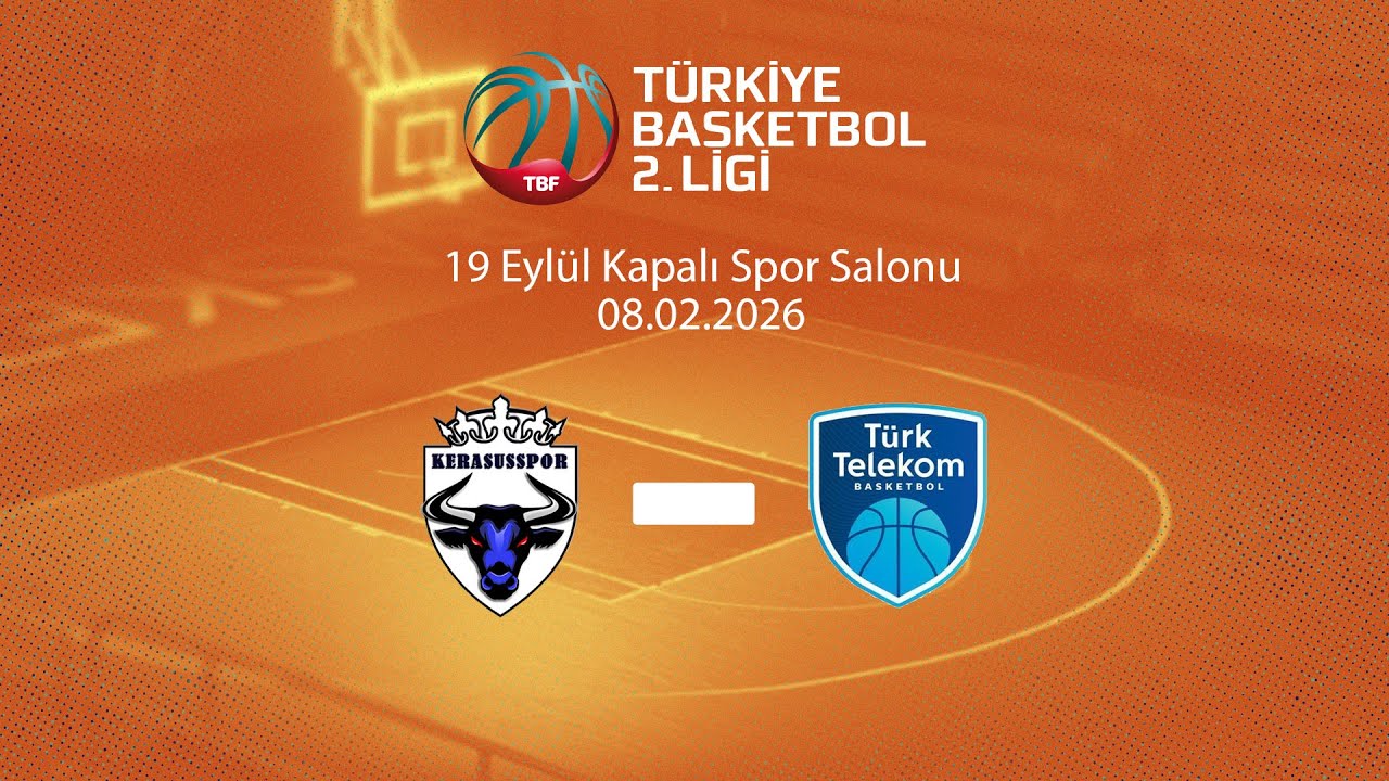 Kerasusspor – Türk Telekom Gelişim Türkiye Basketbol 2.Ligi 17.Hafta