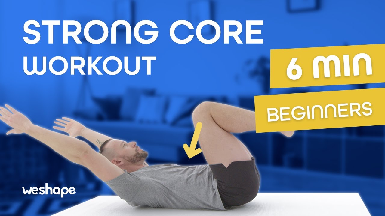 6 Minute core workout for beginners