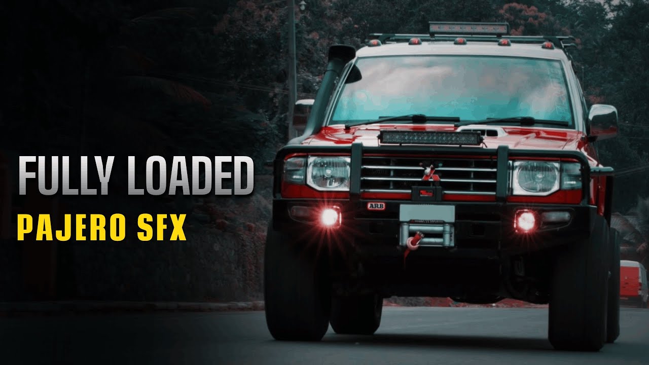 A Fully Loaded Over landing Pajero SFX 😍 | The Mallu Garage