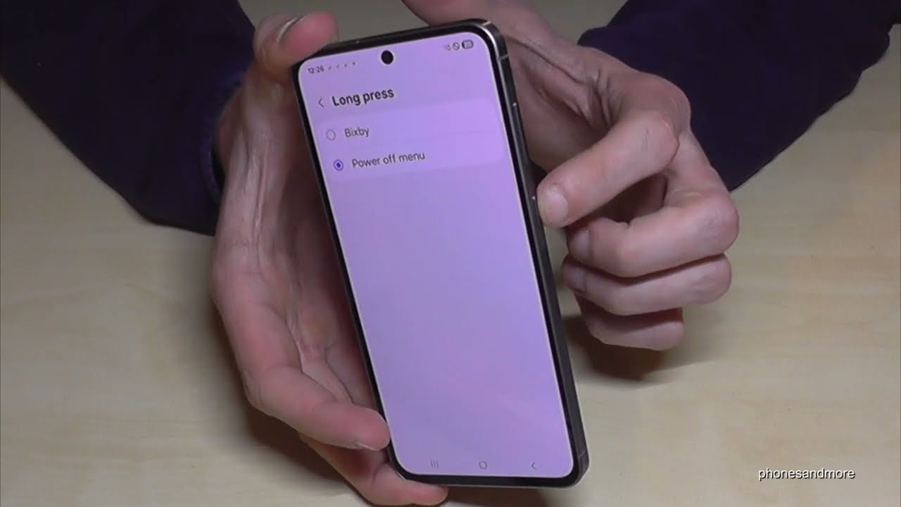 Samsung Galaxy A56 5G: How to turn off the phone? And how to set up the Power Button?