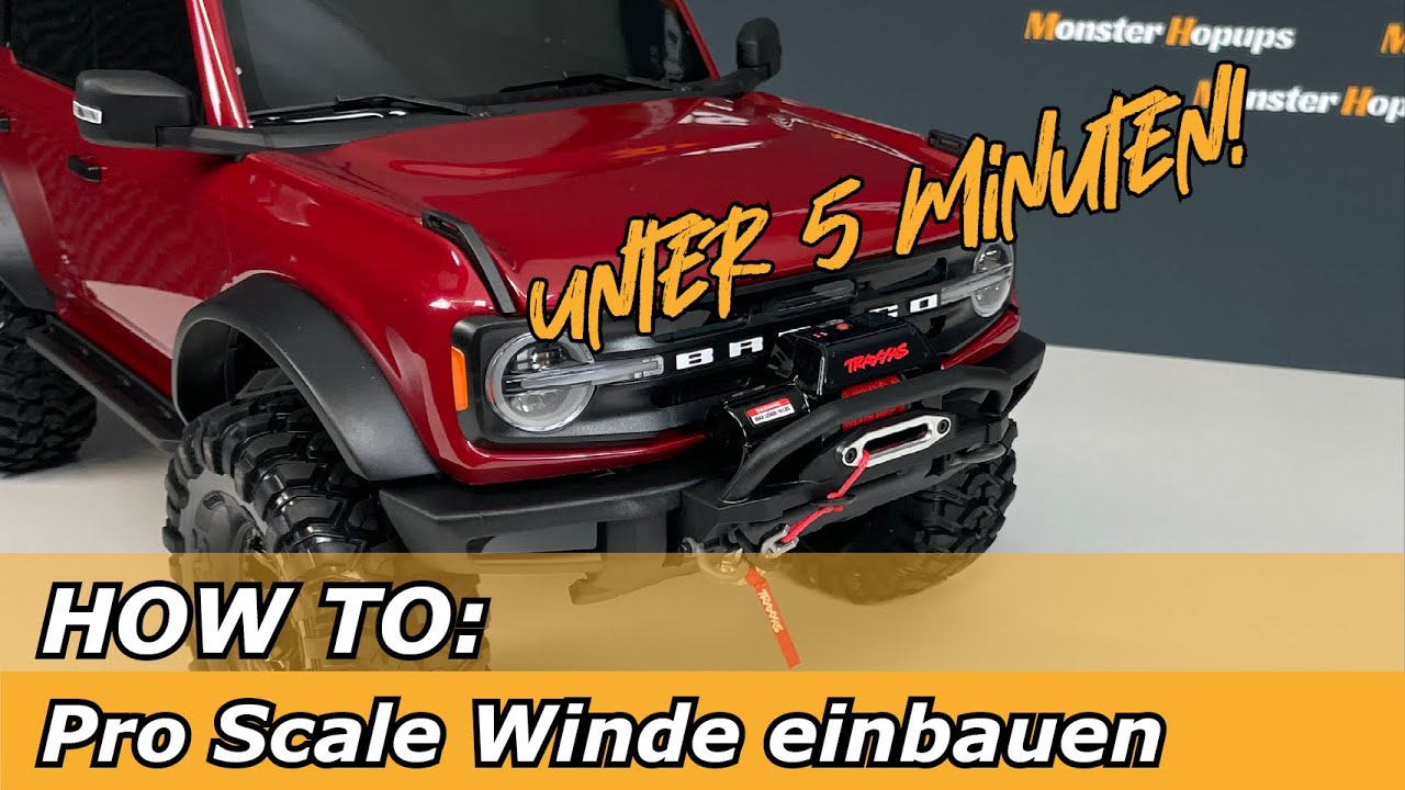 HOW TO: TRAXXAS Pro Scale Winde am TRX-4 2021 Ford Bronco verbauen - in unter 5 Minuten