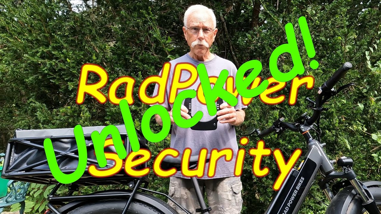 RadPower Bike Lock on a RadRover 6 Step-thru