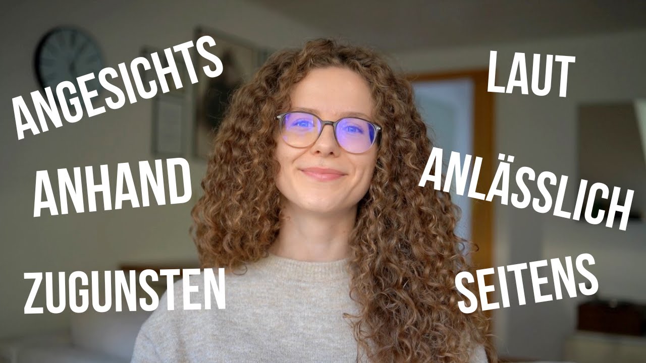 Verbessere deine Texte mit diesen Präpositionen | PRÄPOSITONEN MIT DEM GENITIV | DEUTSCH B2-C2