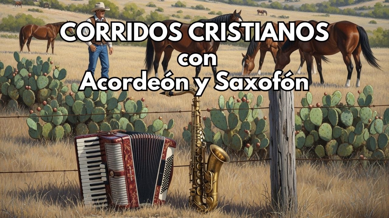 CORRIDOS CRISTIANOS NORTE&Ntilde;OS CON ACORDE&Oacute;N Y SAXOF&Oacute;N ESTILO TEJANO