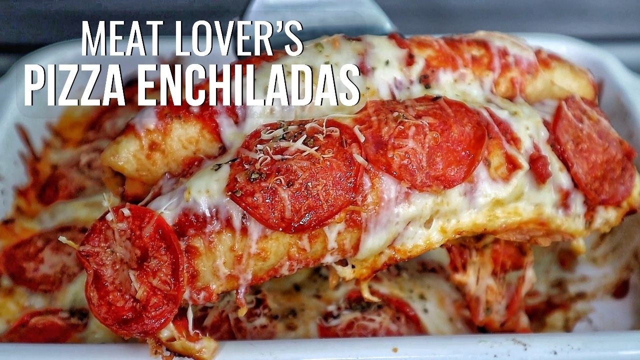 Meat Lover’s Pizza Enchiladas You Have To Try!