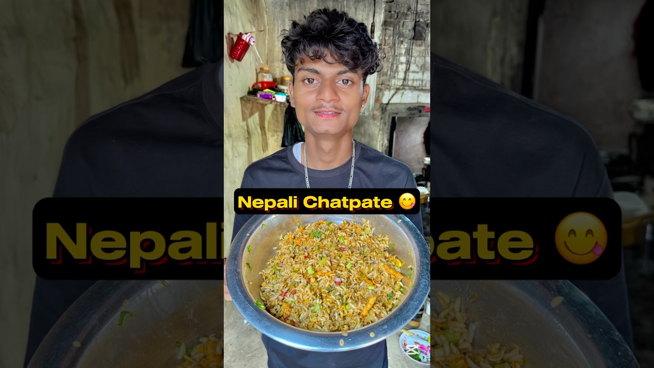 Nepali Gilo Chatpate 🤤| Day 132/150 | #minivlog #bhojpuri #shorts