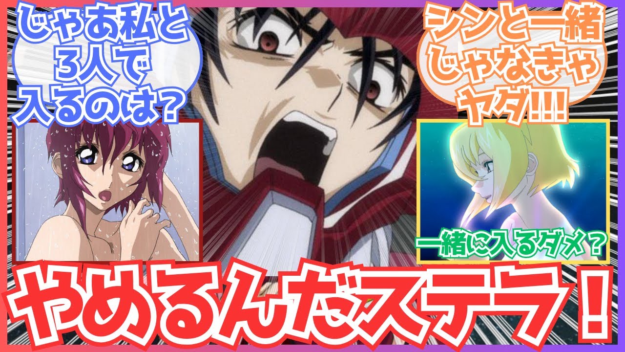 【ガンダムSEEDFREEDOM】「シンと一緒にお風呂に入りたいステラを止めていたら…」ついての反応集【ネタ】【ガンダム反応集】