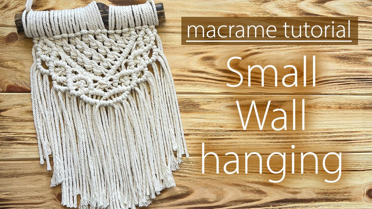 Macrame Simple Wall Hanging 2024 - Wall Hanging New Design - NEW Macrame Pattern Tutorial 2024