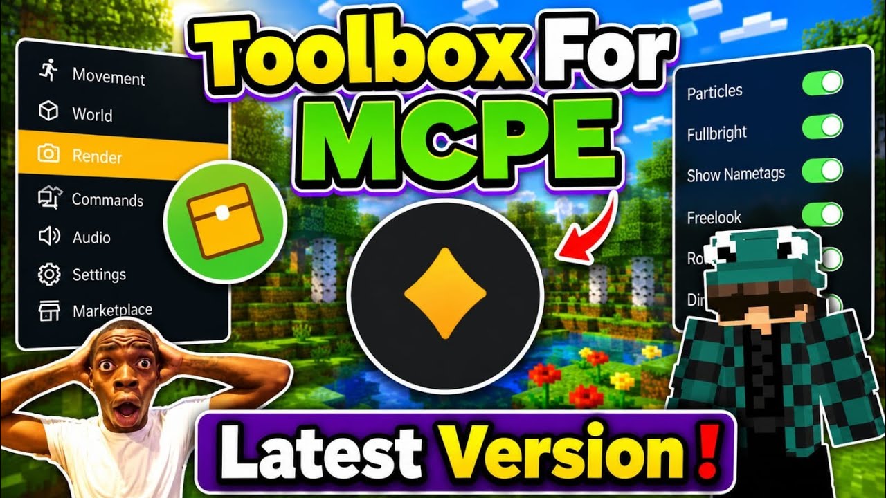 🔥 Toolbox For MCPE ( LATEST VERSION ) 💀 | Latest Toolbox, Toolbox minecraft, Best toolbox, latest