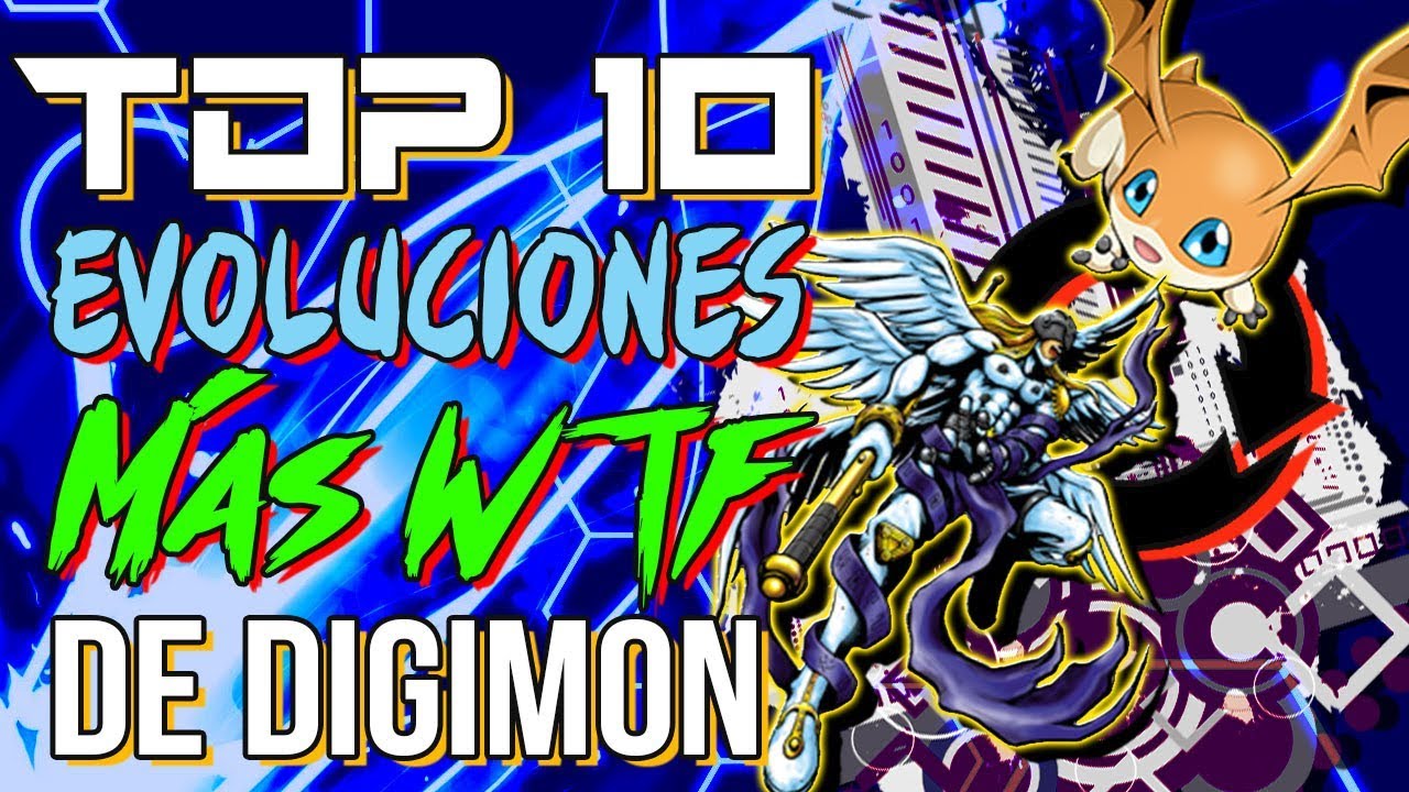 TOP 10 Evoluciones MÁS WTF de Digimon