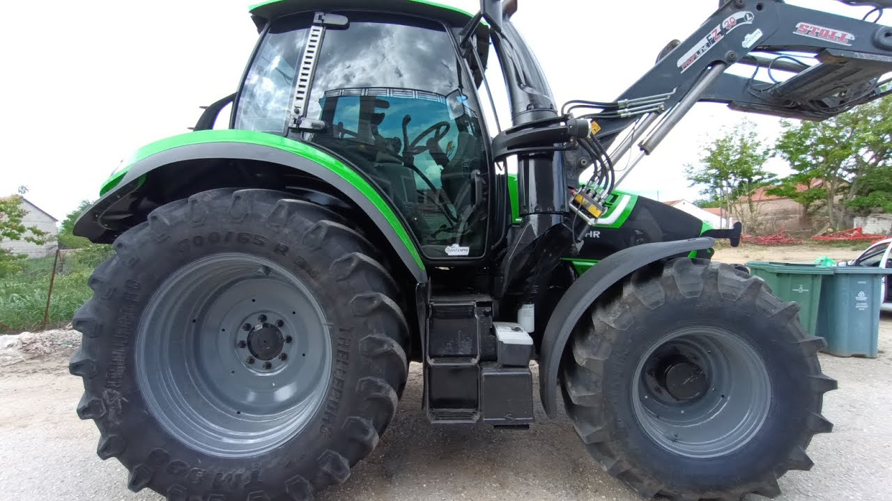Πρωτη δοκιμή σε νεοφυτα τριφύλλια με DEUTZ-FAHR AGROTRON 6130.4 ☘️☘️☘️✈️🇬🇷