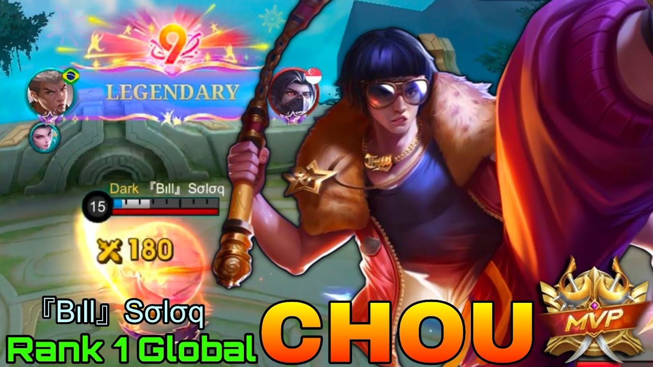 Deadly Knicks Chou VS Supreme Yu Zhong - Top 1 Global Chou by 『Bιll』Sσlσq - Mobile Legends