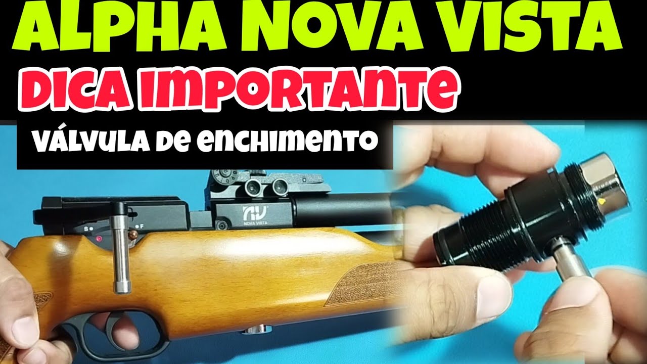 Dica importante: Evite vazamentos em sua carabina: Alpha Nova Vista