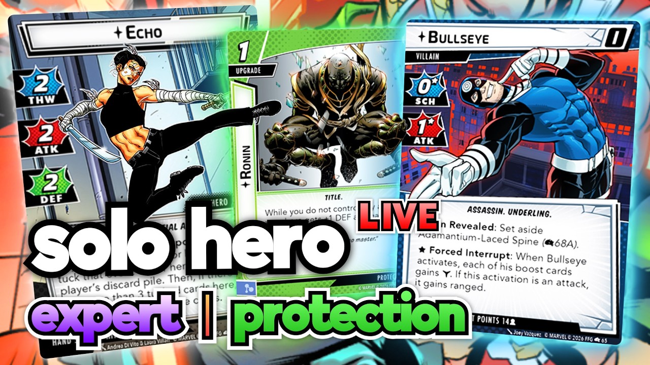 Solo Hero - Echo Protection vs. Fear No Evil - Marvel Champions