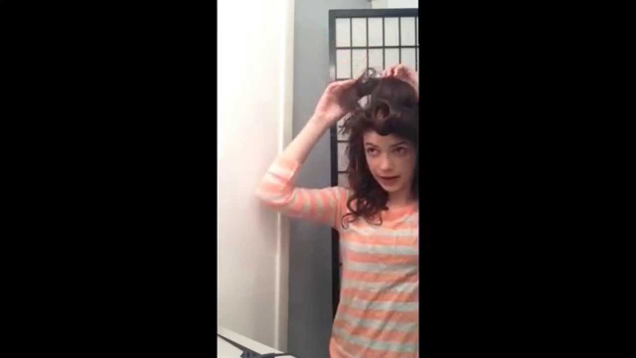 Pentecostal updo - making thin hair look thick