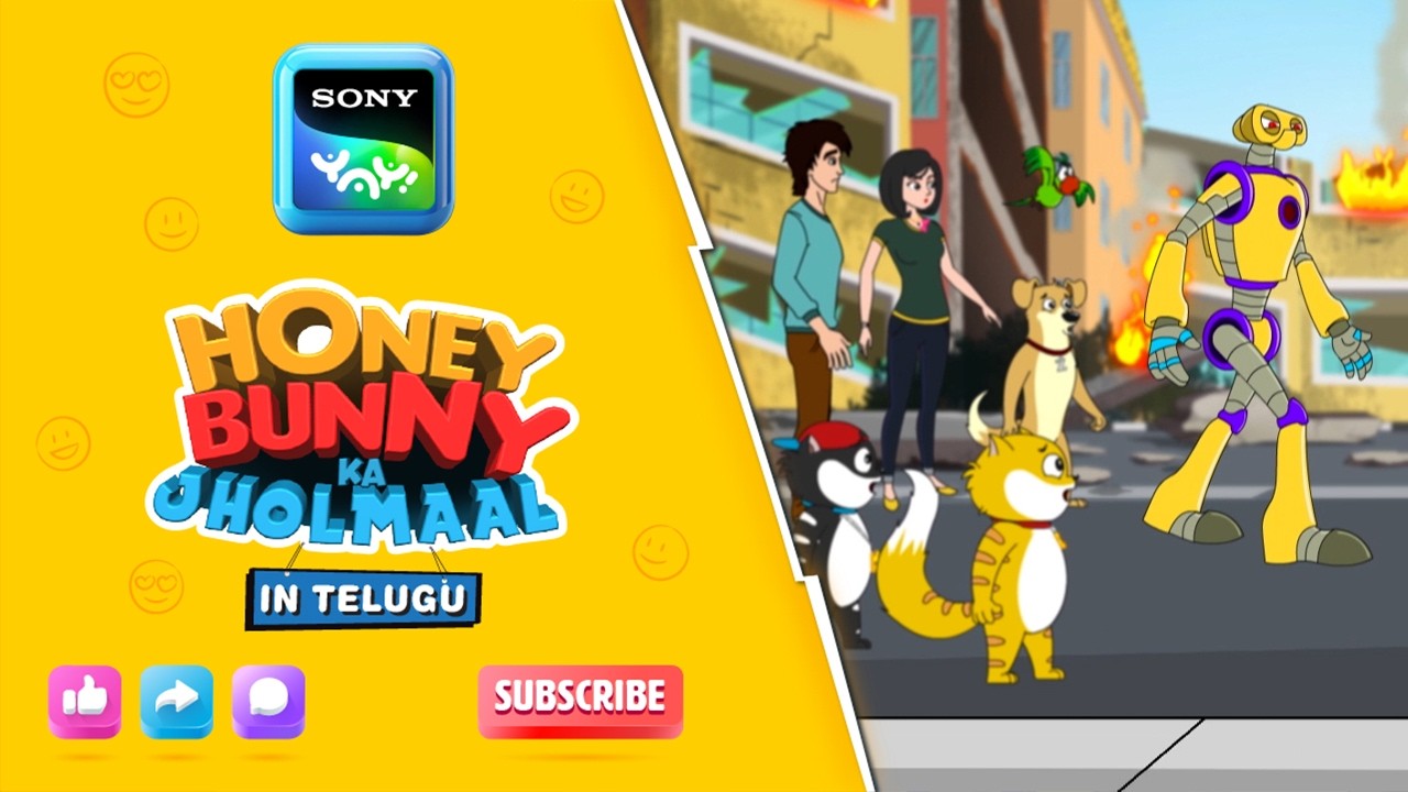 రోబో దాడి | Honey Bunny Ka Jholmaal | Full Episode | Videos For Kids | HB