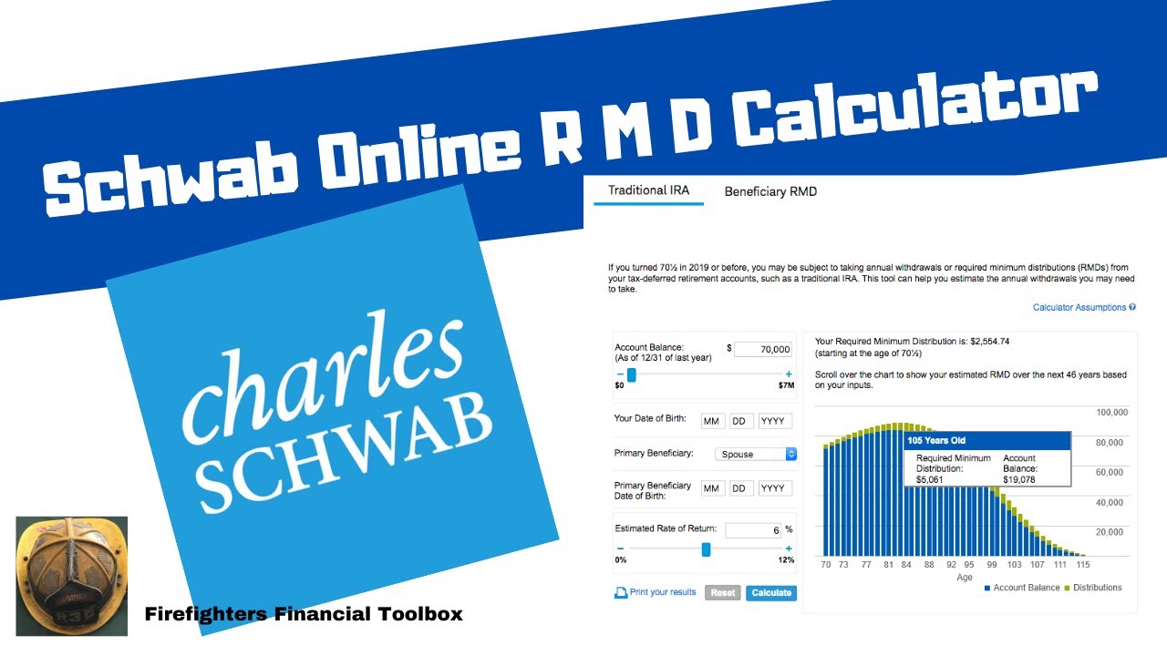 SCHWAB FREE ONLINE RMD CALCULATOR