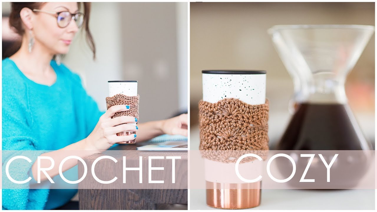 How to Crochet a Coffee Cozy For Beginners - (Simple and Easy)