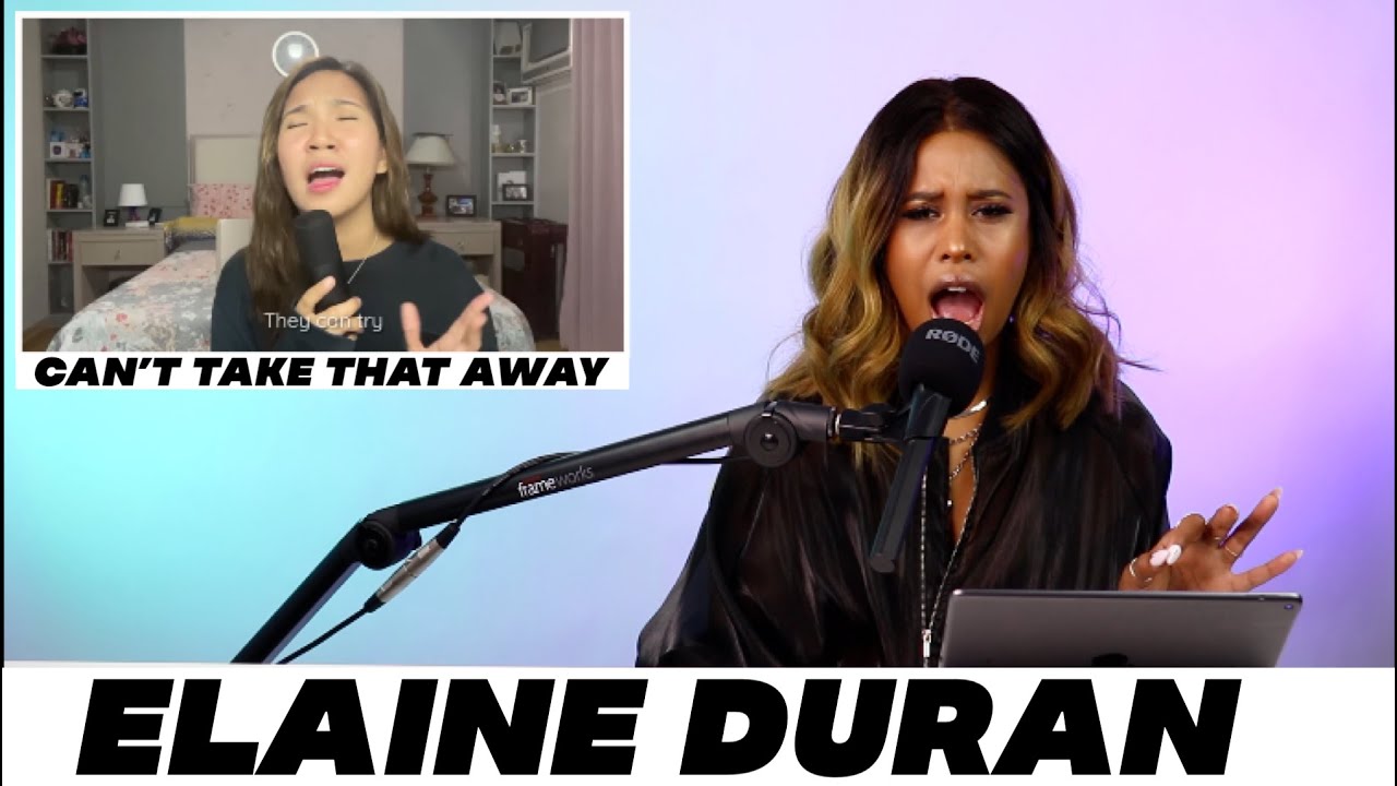 Can't Take That Away -  Elaine Duran [REACTION]