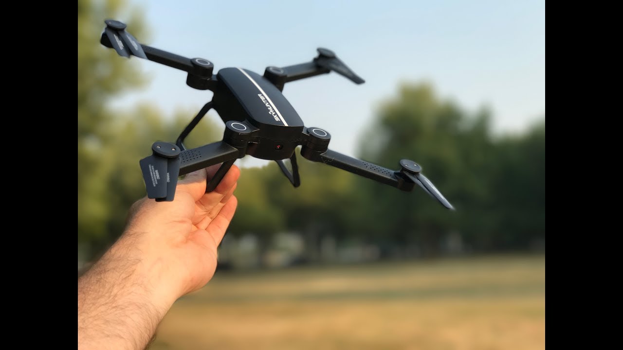 BEGINNER DRONE with FPV - X8TW SKYHUNTER Foldable RC Pocket Drone