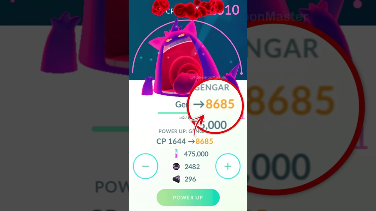 Finally! 🥹 I Powered Up my HUNDO GIGANTAMAX GENGAR to Level 50