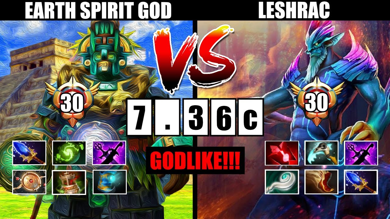 EARTH SPIRIT GOD VS GRANDMASTER LESHRAC (DIVINE RANKED)