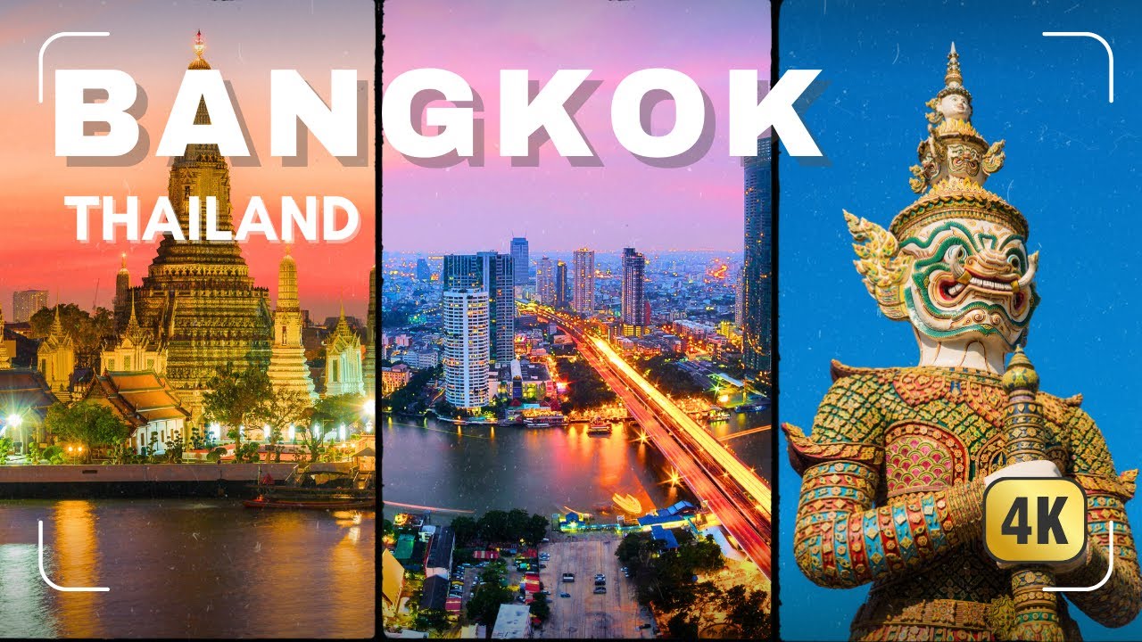 Bangkok, Thailand - 4K 60fps City Tour - The beauties of Bangkok city #thailand #bangkok #citytour