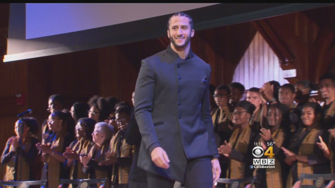Colin Kaepernick Receives Harvard Black Culture Award