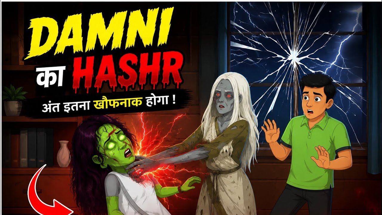 दामिनी का श्राप | Horror Cartoon Story Hindi | Most Scary Animated Story #horrorstories #story
