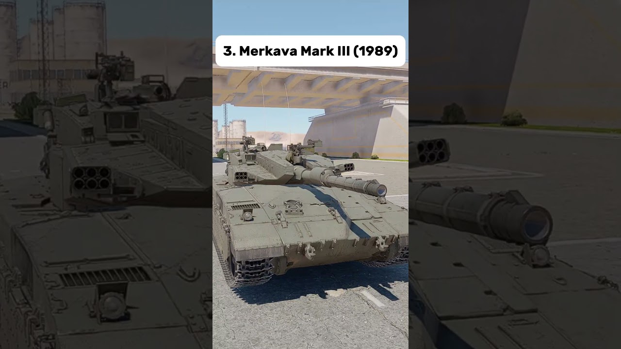 Merkava Tank Evolution In WarThunder #warthunder