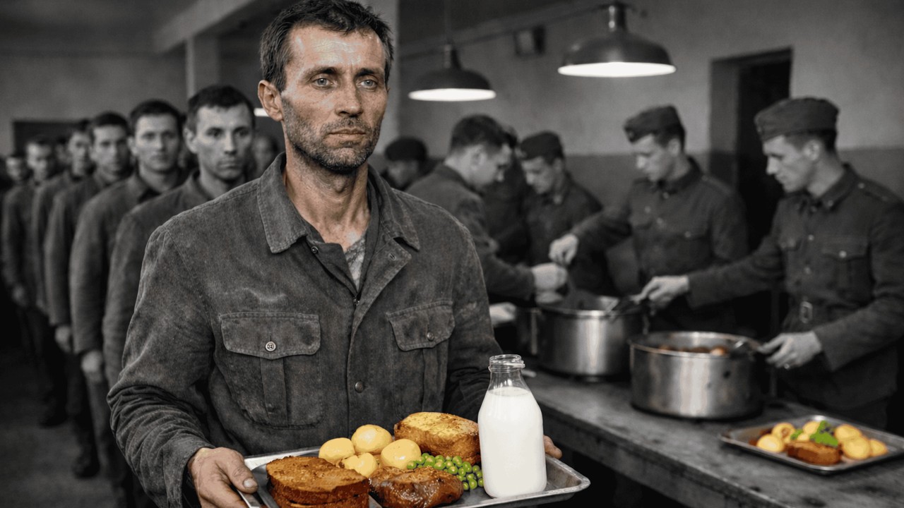 “They Thought It Was a Trick…” — Starving German POWs Freeze When Americans Bring Food