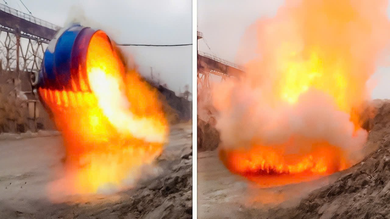 Heavy Machinery and Industrial Mistakes Caught On Camera