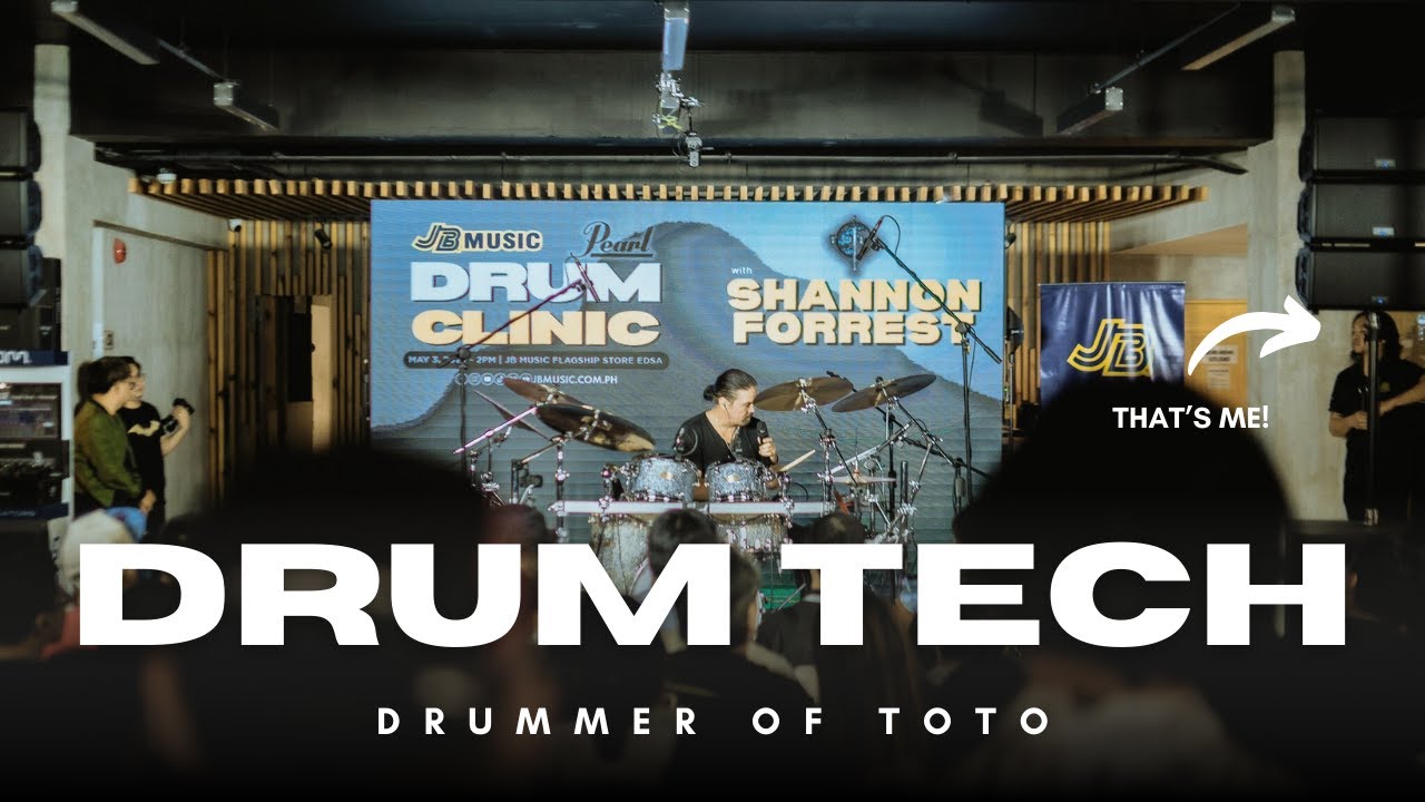 Setting Up for a Legend: Shannon Forrest Drum Clinic Tech Walkthrough | Drum Tech POV
