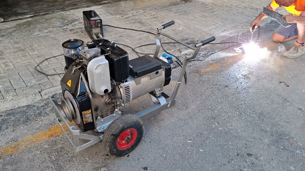 ACME Motori ADN43 - 7KVA Generator - Welding TEST