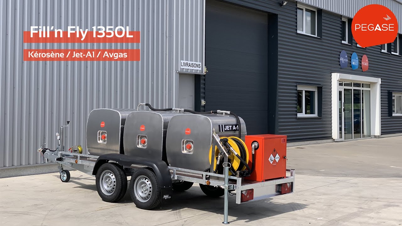 1350L aviation fuel trailer | Road transport | Mobile transport tank JET-A1 and AVGAS