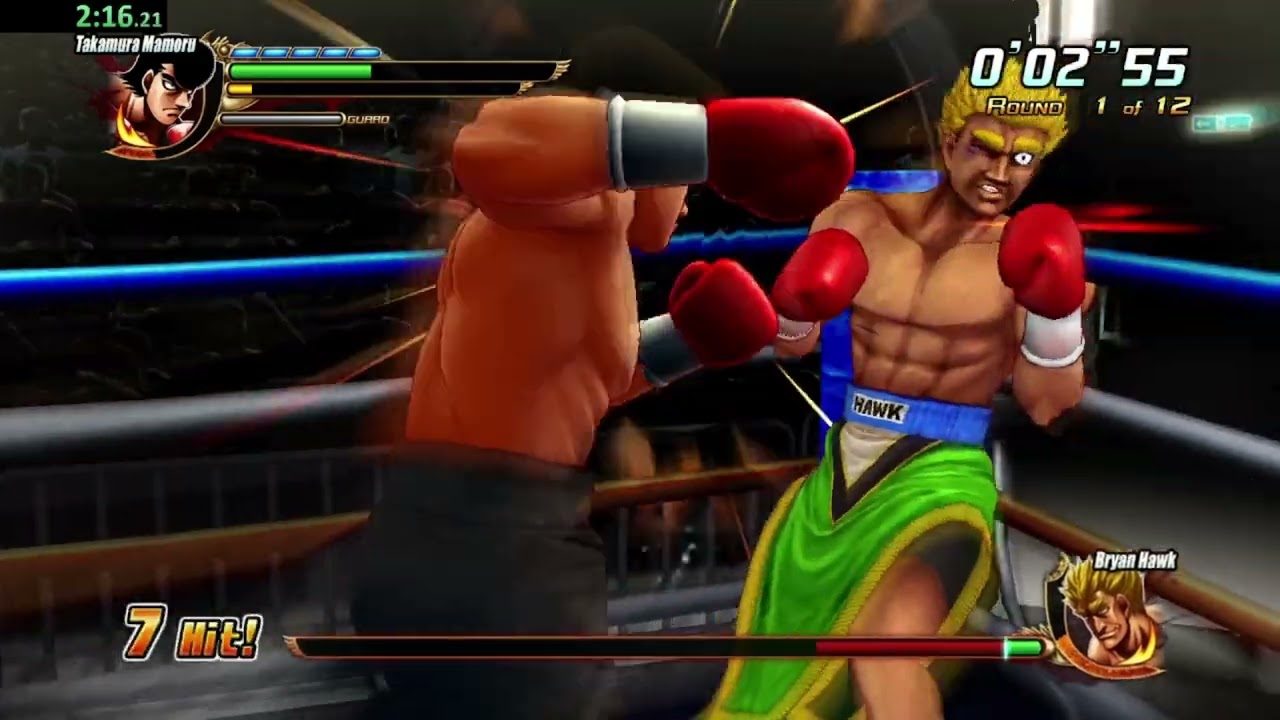 New record [SPEEDRUN] Hajime no ippo: The fighting (RPCS3) - Mamoru Takamura- (6m 44s)