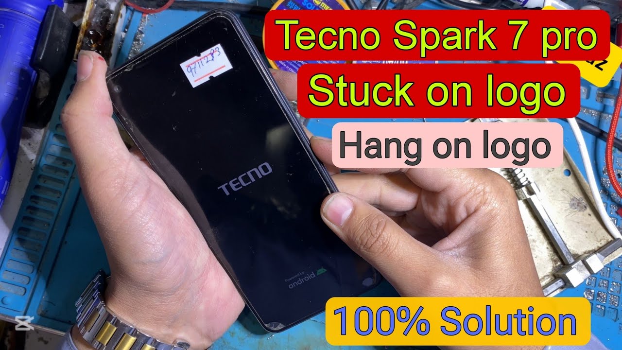 Tecno Spark 7 Pro (KF8) Stuck On Logo Hang on Logo 100% solution