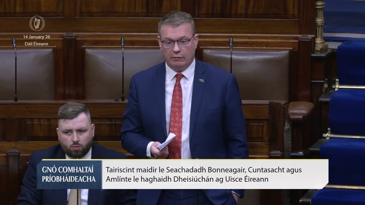 Deputy Alan Kelly- speech from 14 Jan 2026