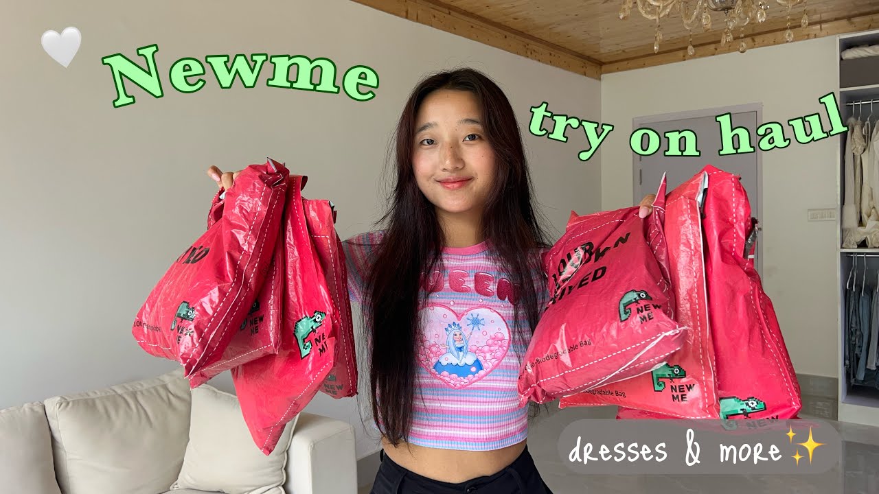 ✨Huge Newme try on haul [dresses & more ]🩶